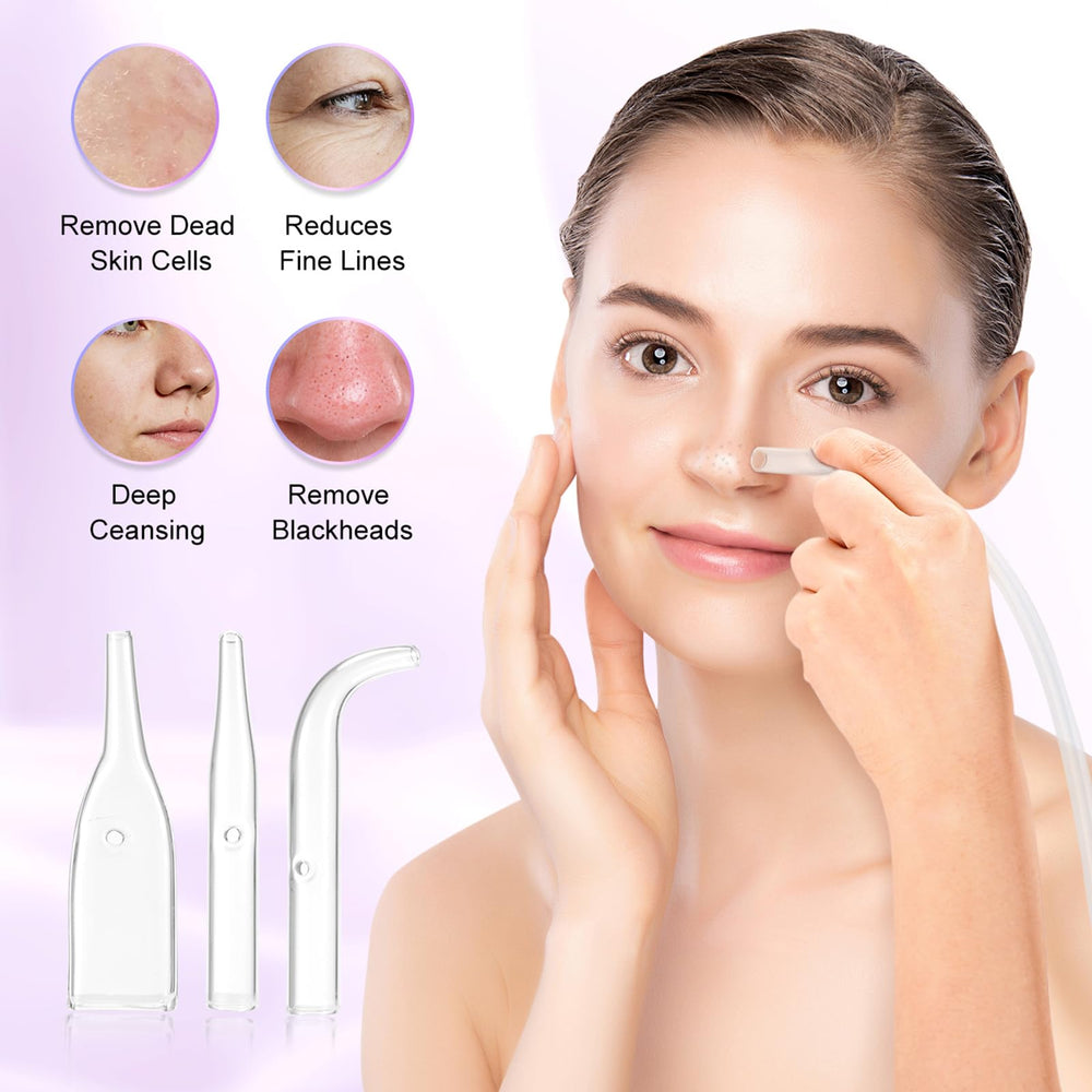 UNOISETION diamond-tip attachment targets nose and T-zone.