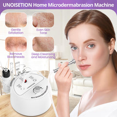 UNOISETION suction head in use delivering deep cleansing and improved absorption.