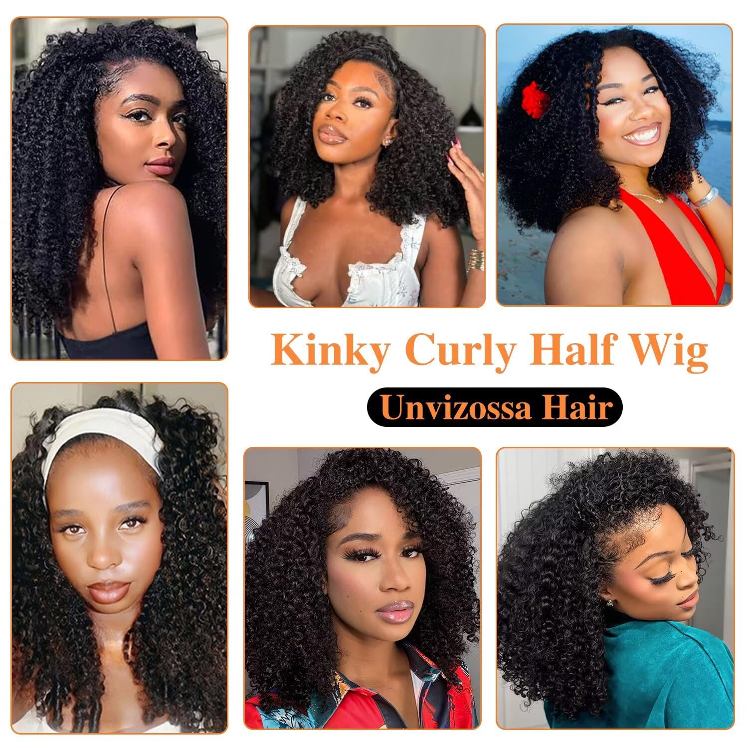 Unvizossa Virgin hair allows restyling and long-lasting shine.