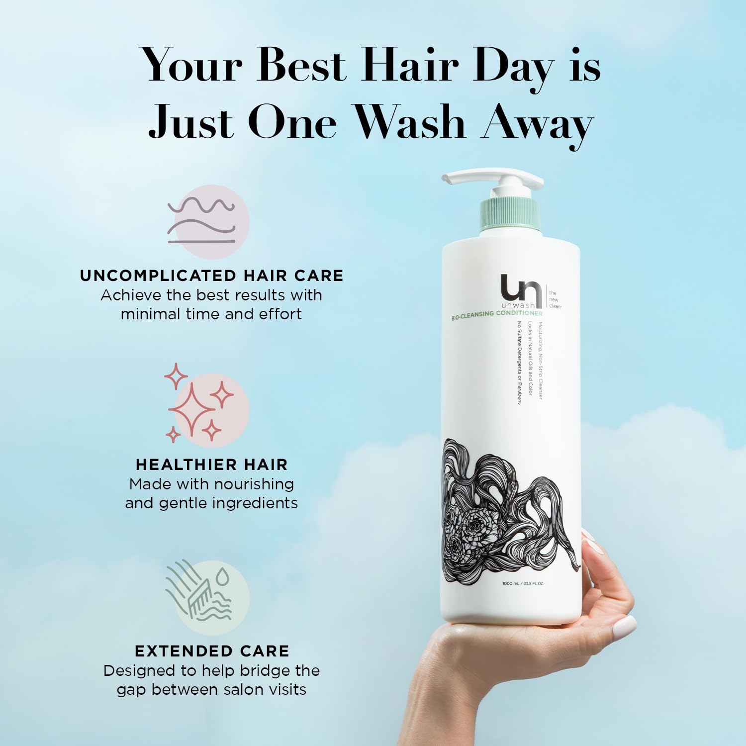 Sulfate-free cleansing for daily use