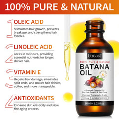 Uocasi Batana oil texture close-up highlights antioxidant-rich richness for scalp health.