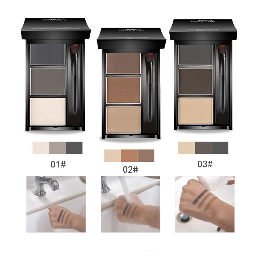 UOCK compact brow powder fits in a purse for convenient on-the-go touch-ups.