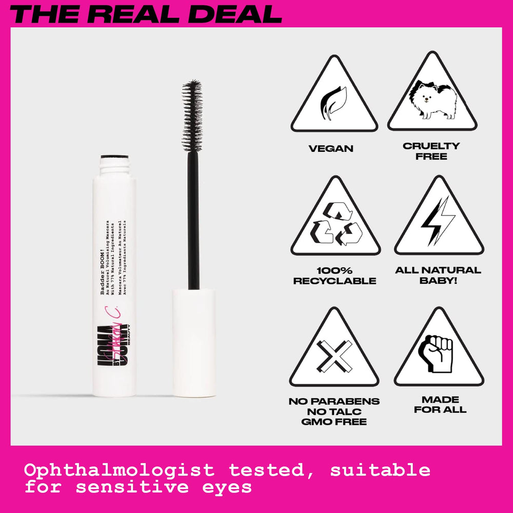 UOMA Badder Boom hypoallergenic mascara for sensitive eyes