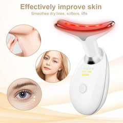 Uonkeus handheld massage head targets facial areas.