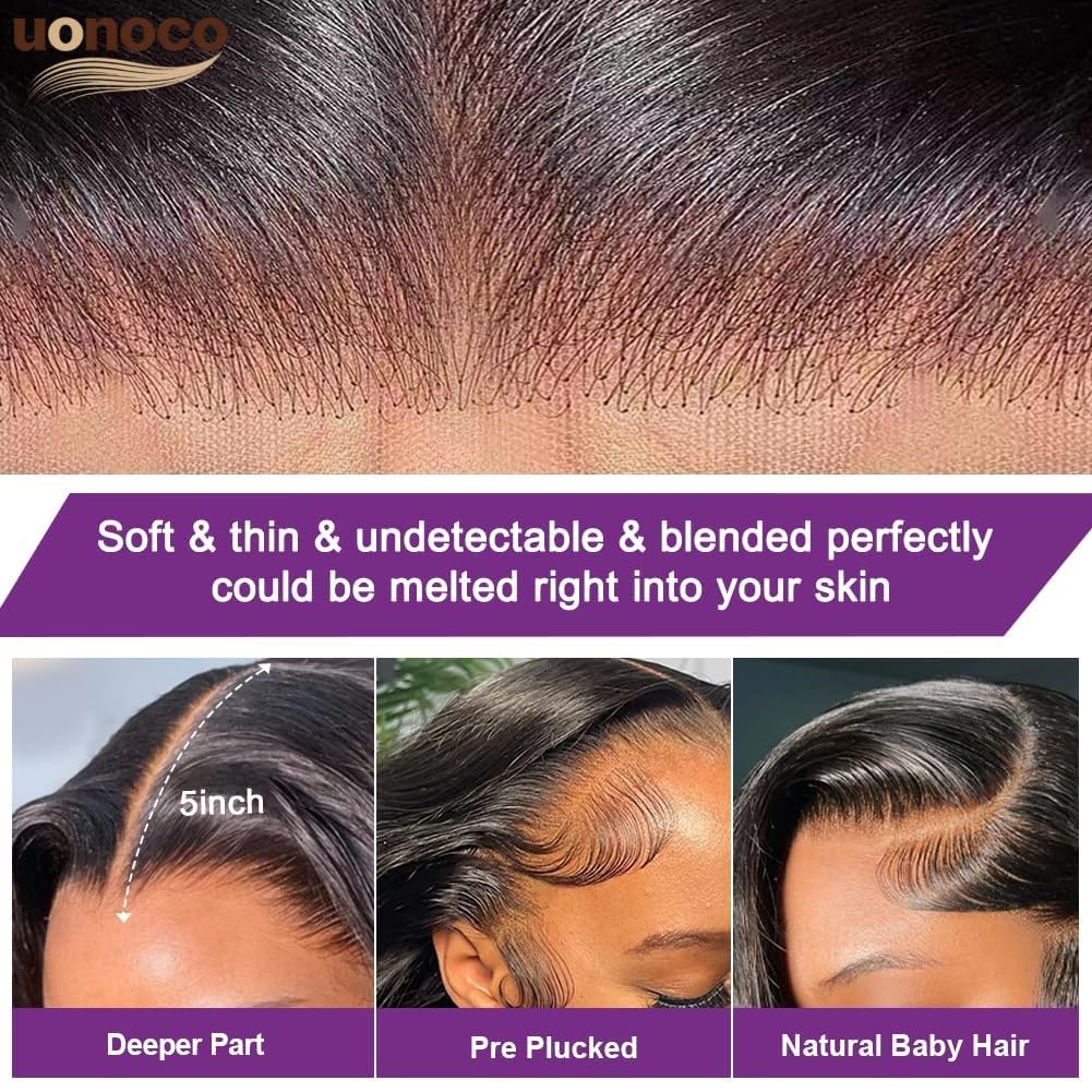 Brazilian virgin human hair wig close-up