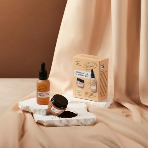 UpCircle caffeinated duo eye cream tube reduces puffiness and dark circles with caffeine.
