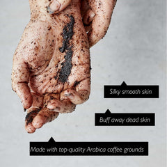 UPCIRCLE Sea salt crystals detail illustrates gentle scrubbing for radiant skin.