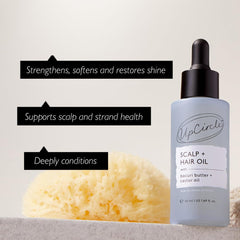 UPCIRCLE Sweet almond oil gloss focus to soften strands and reduce frizz.