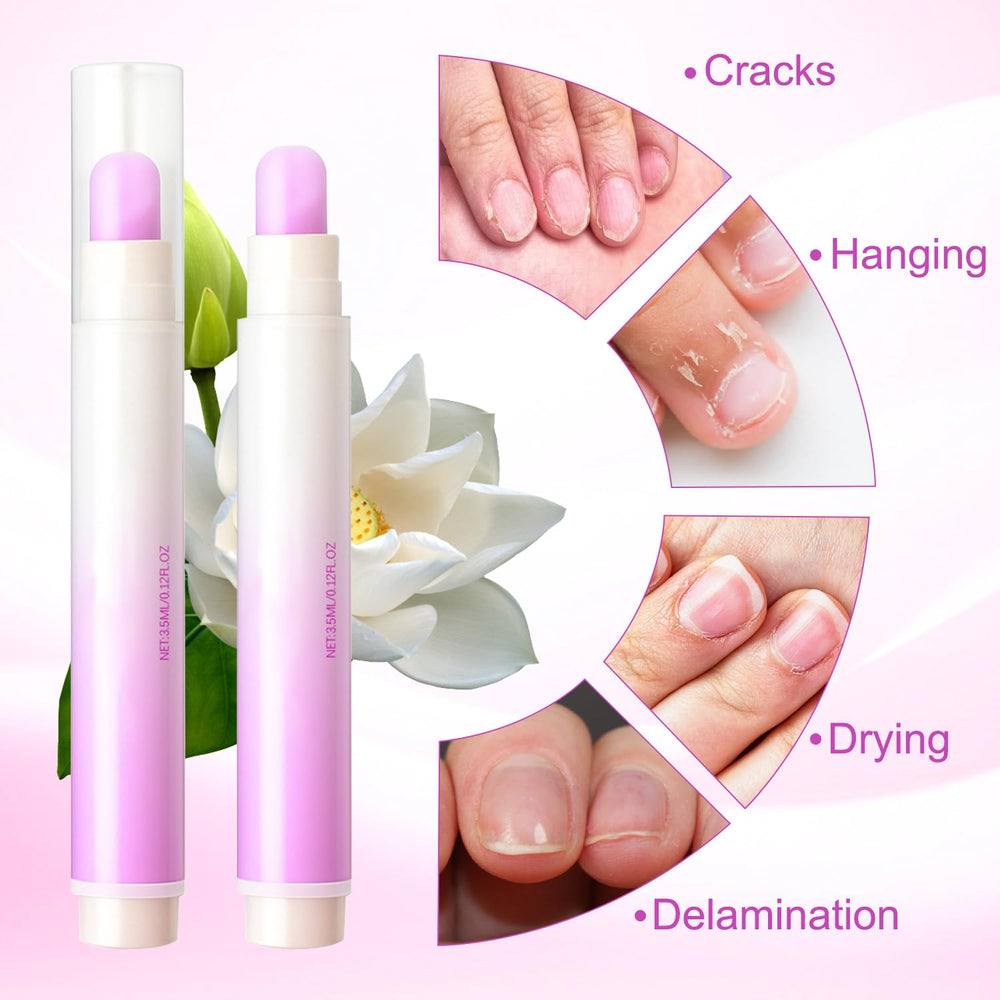 Upgrade 3-in-1 Nail Care Pen applying moisture for nails.