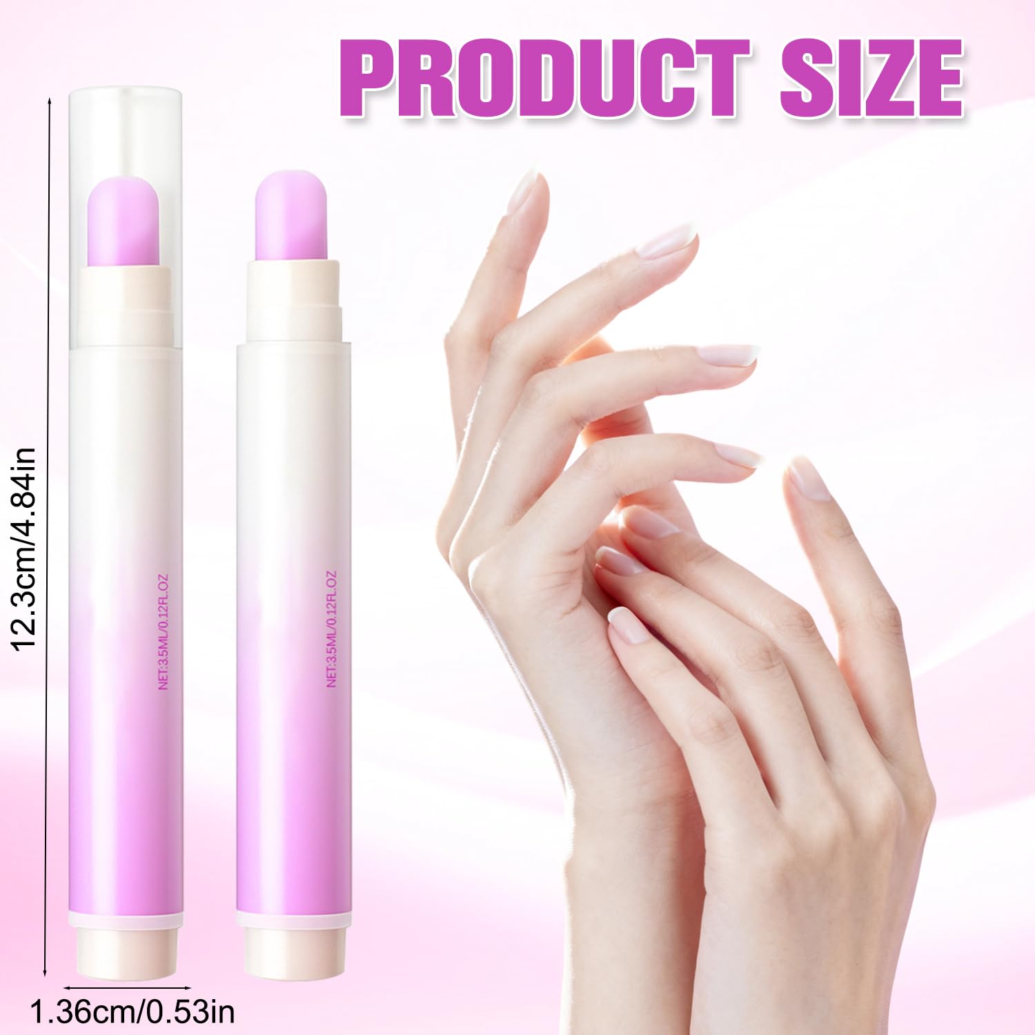 Upgrade 3-in-1 Nail Care Pen portable design for on-the-go care.