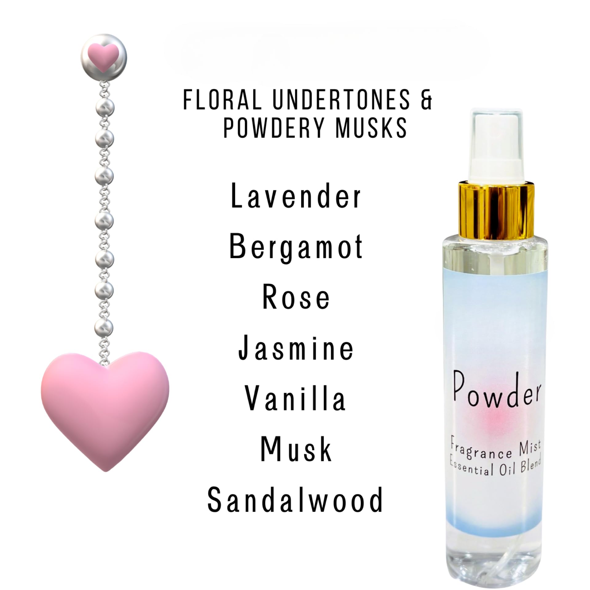 Uplift Us Marketplace Baby Powder Body Mist mist cloud highlights airy, powdery aroma behind your daily routine.