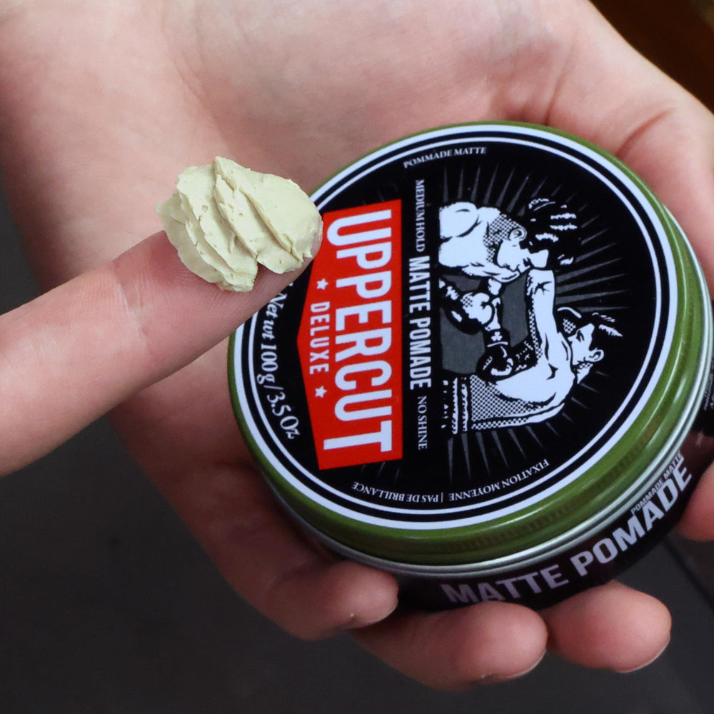 Uppercut Deluxe Barbers Collection branding highlights professional-grade grooming kits.
