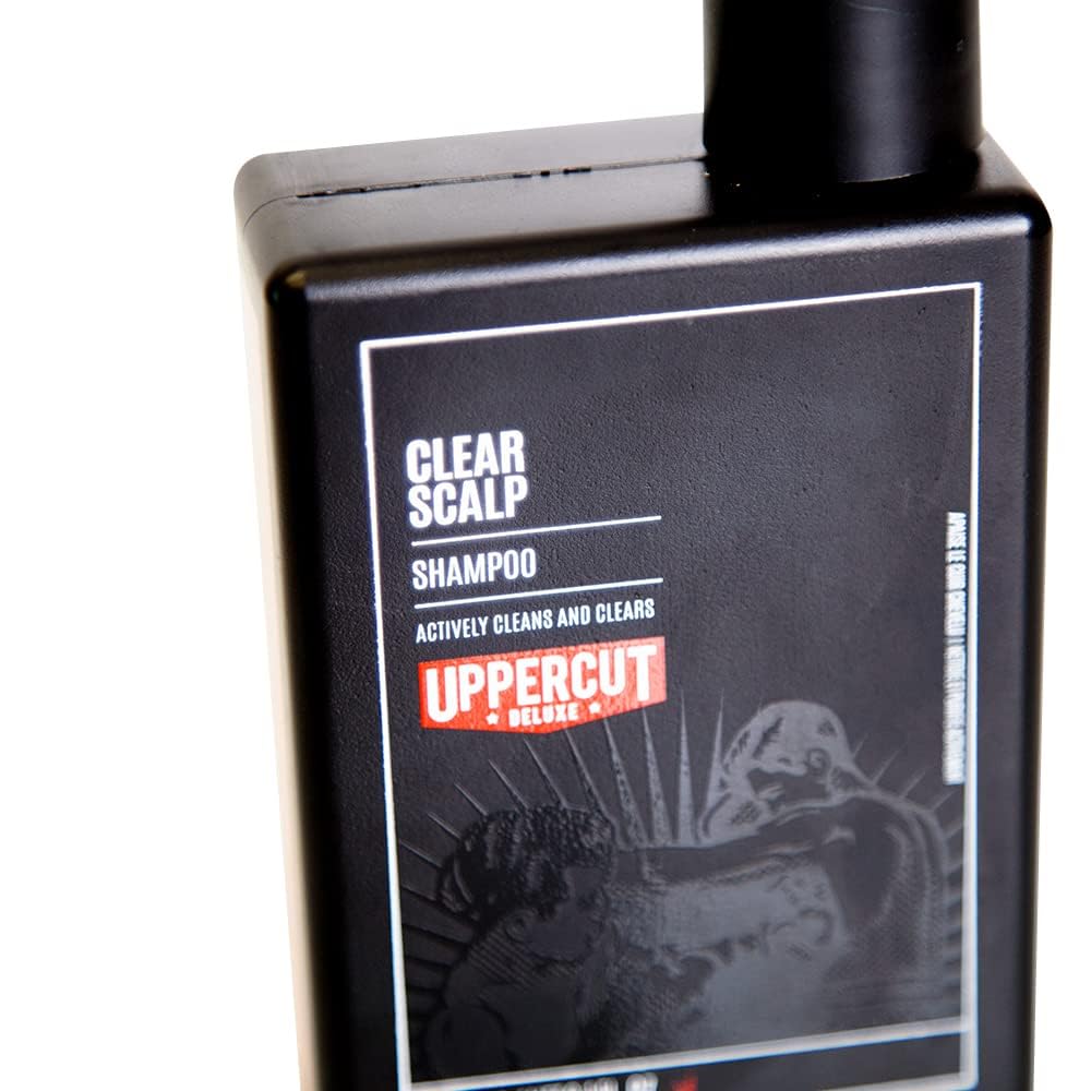 UPPERCUT DELUXE Clear Scalp Shampoo pack 2 front shows value and convenience