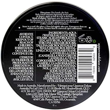 Uppercut Deluxe Matte Pomade ideal for short to medium hair lengths with various textures.