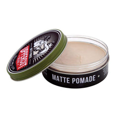 Uppercut Deluxe Matte Pomade jar front showing matte finish