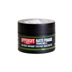 Uppercut Deluxe Matte Pomade Midi hands applying for strong grip and control
