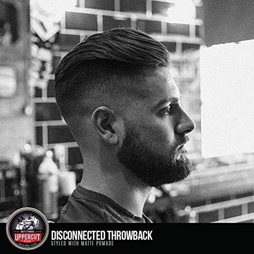 Uppercut Deluxe Matte Pomade water-based formula washes out easily after styling.