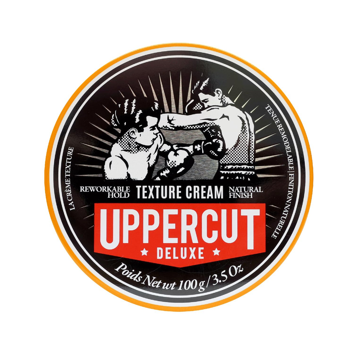 Uppercut Deluxe Texture Cream bottle for daily versatile styling.