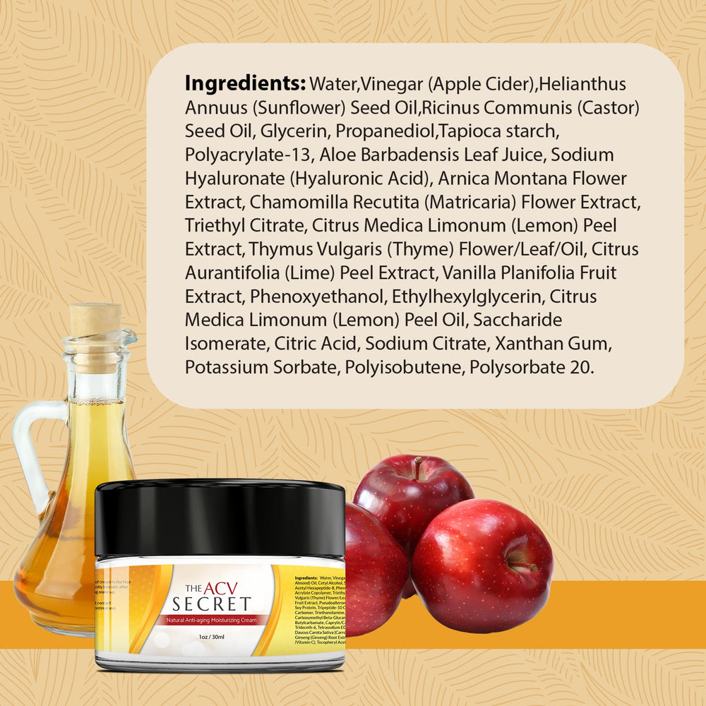 UpWellness ACV Secret Skin Moisturizer texture closeup highlights creamy consistency