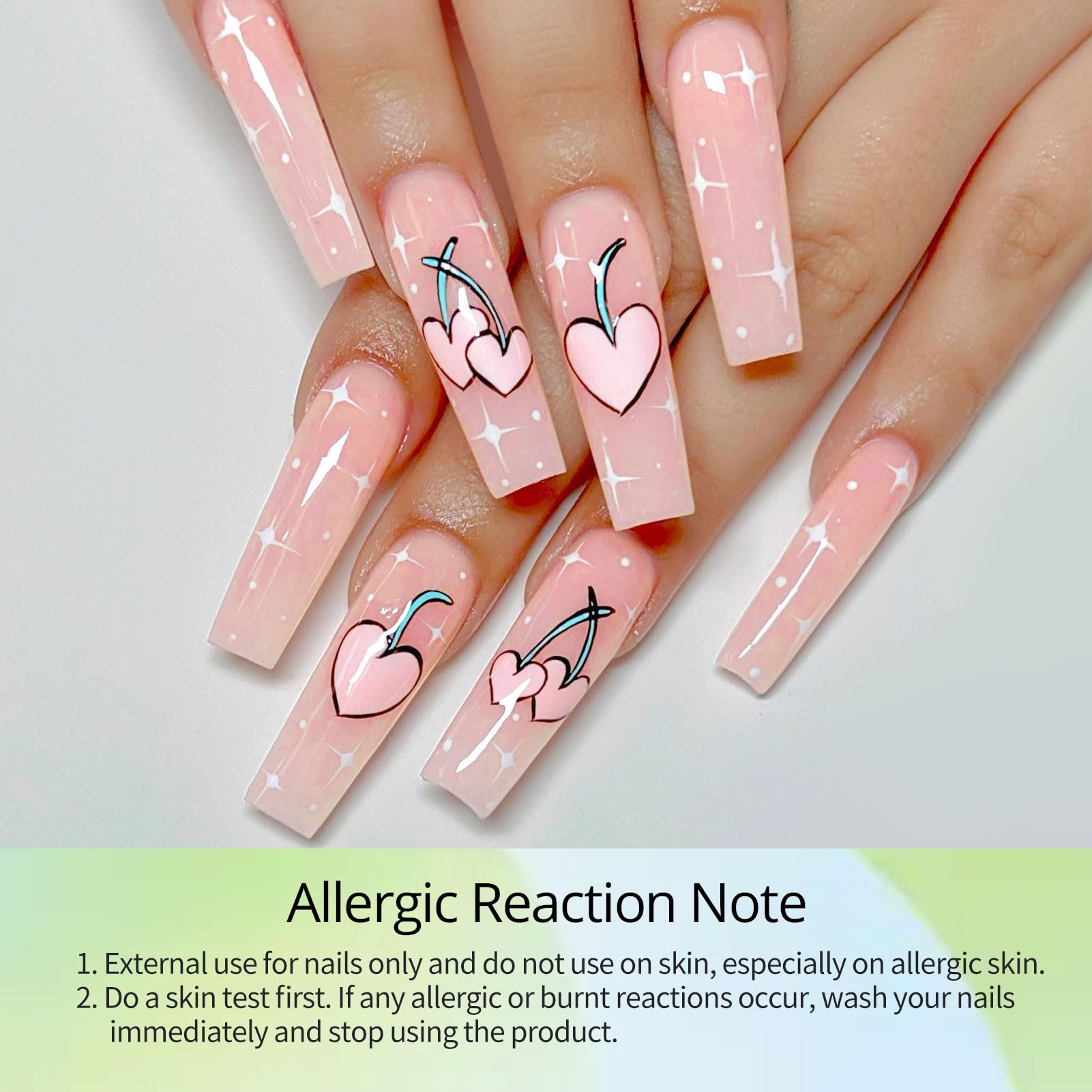 UR SUGAR Green jelly extension offers a fresh accent for spring nails.