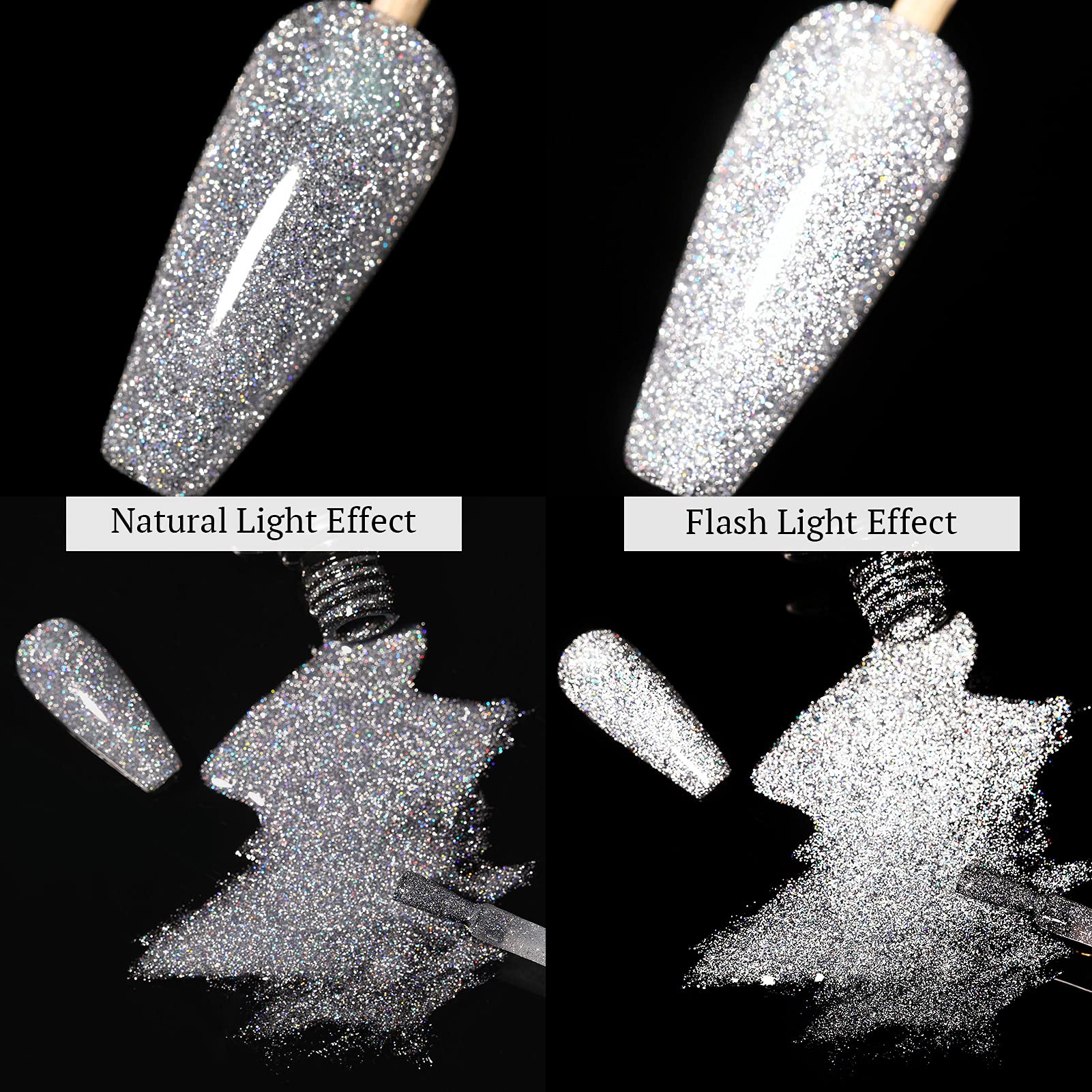 UR SUGAR long-lasting shine demonstrates durable color for weeks of wear.