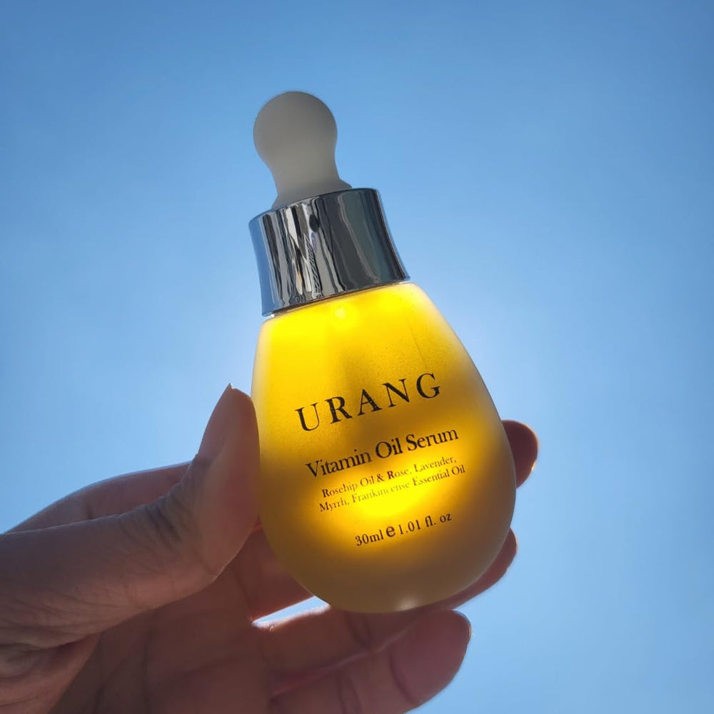 URANG Vitamin Oil Serum with rosehip oil boosts elasticity and glow.