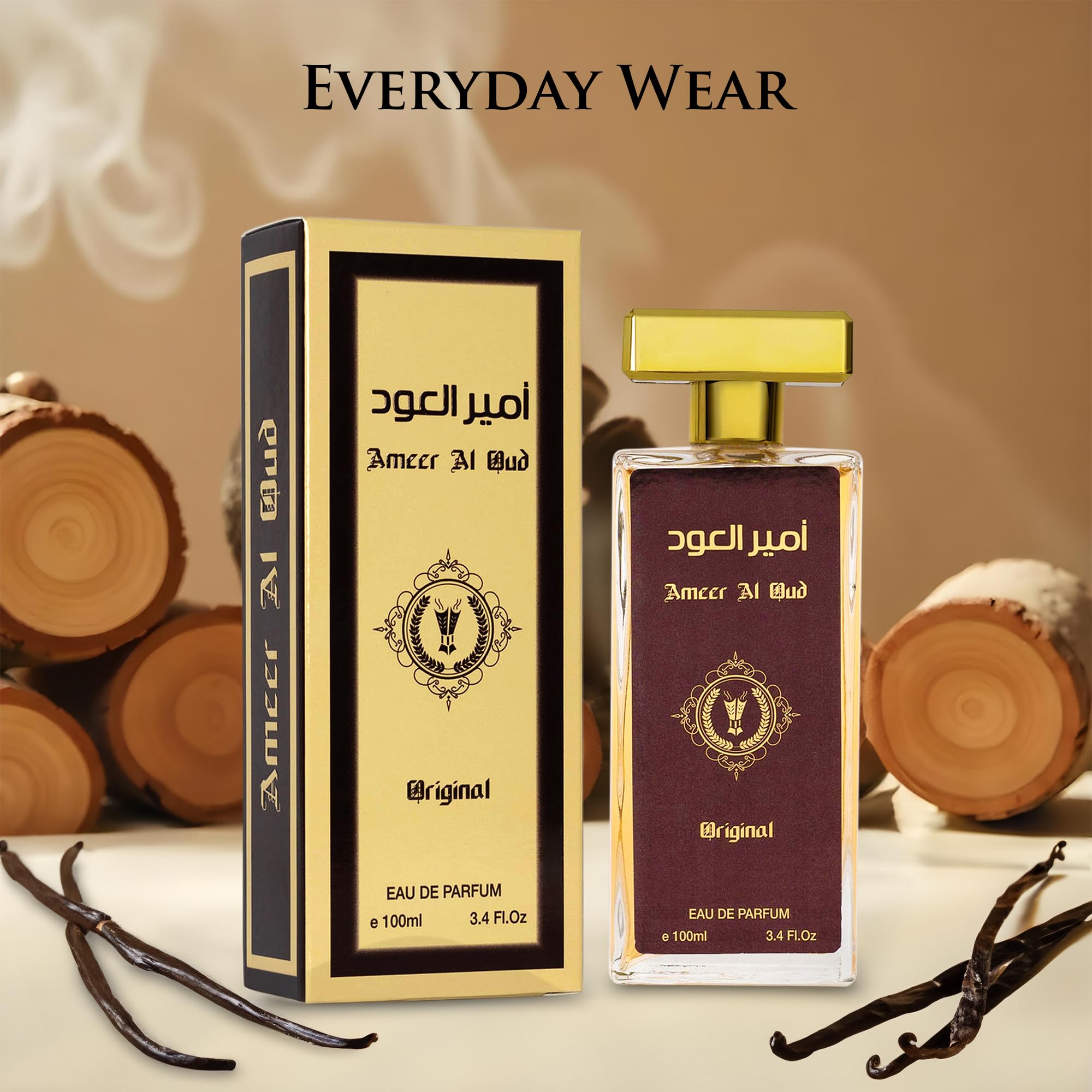 Urban Collection Ameer Al Oud base notes with sandalwood and herbs.
