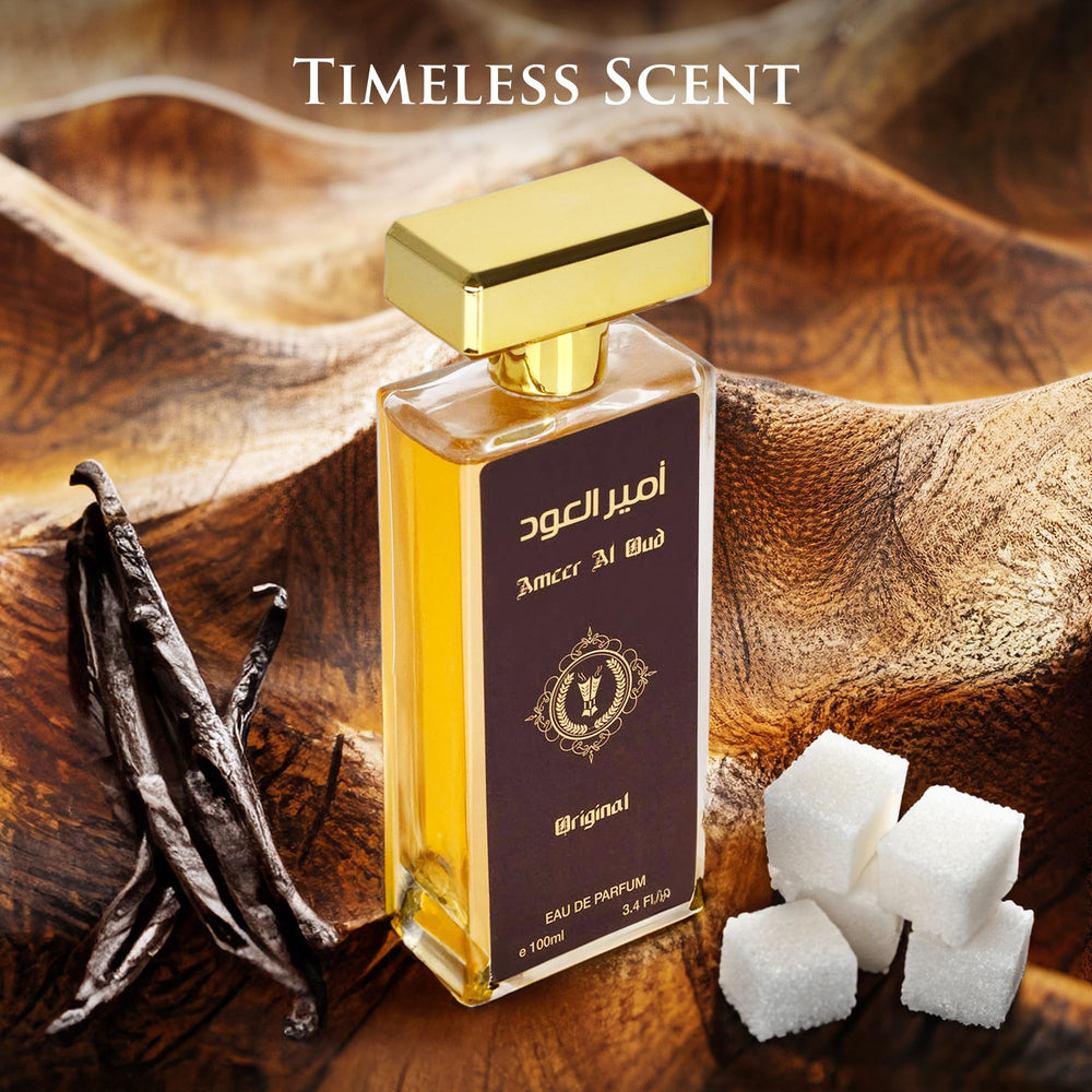 Urban Collection Ameer Al Oud vanilla and sugar heart, warm allure.