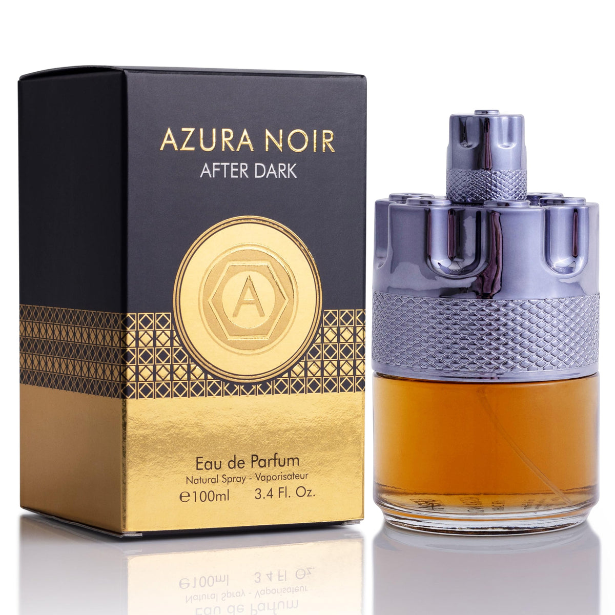 URBAN COLLECTION Azura Noir After Dark bottle with premium design for evening wear