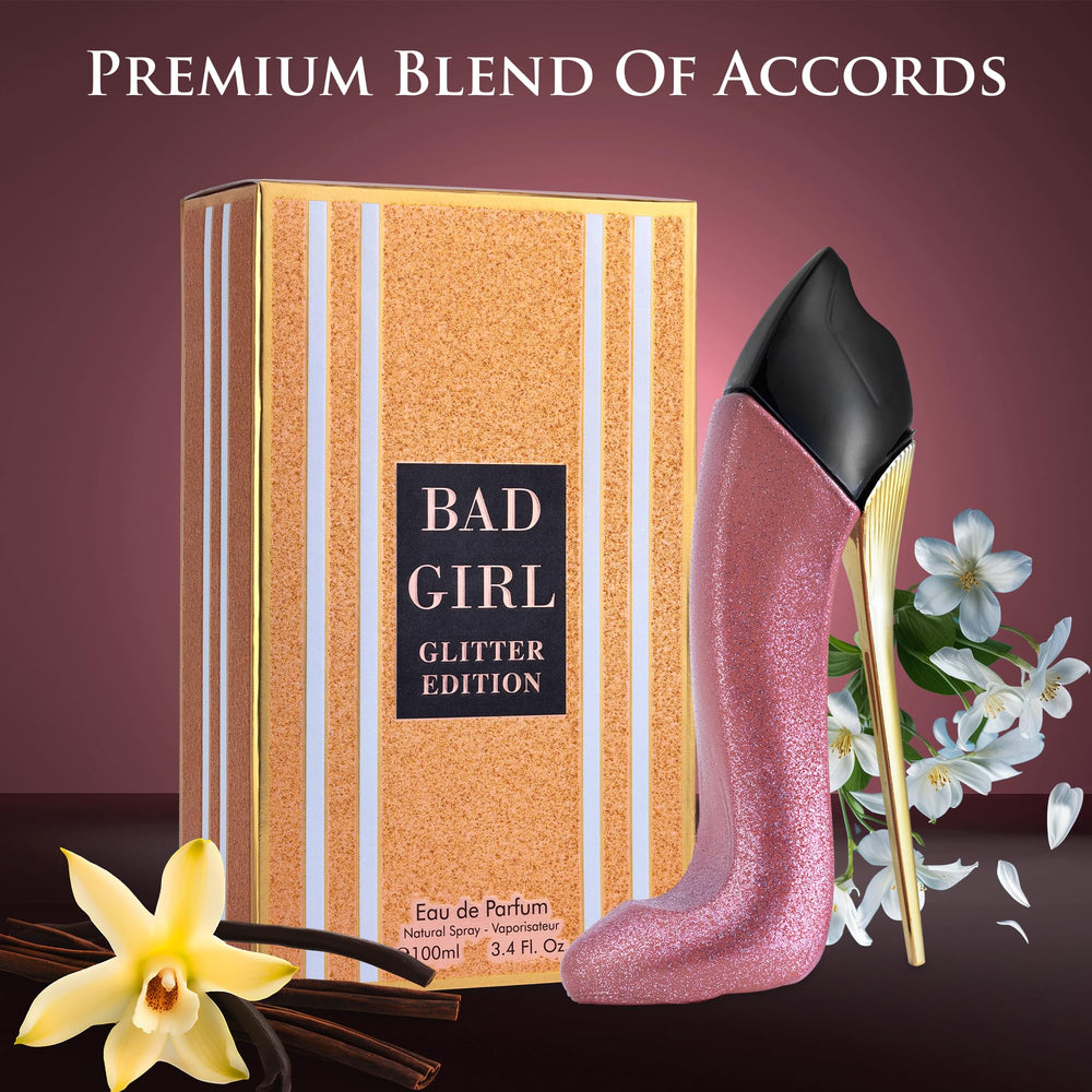 URBAN COLLECTION Bad Girl Glitter Edition packaging box with luxurious branding