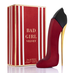 URBAN COLLECTION Bad Girl Velvet bottle on display for daily wear and warmth.