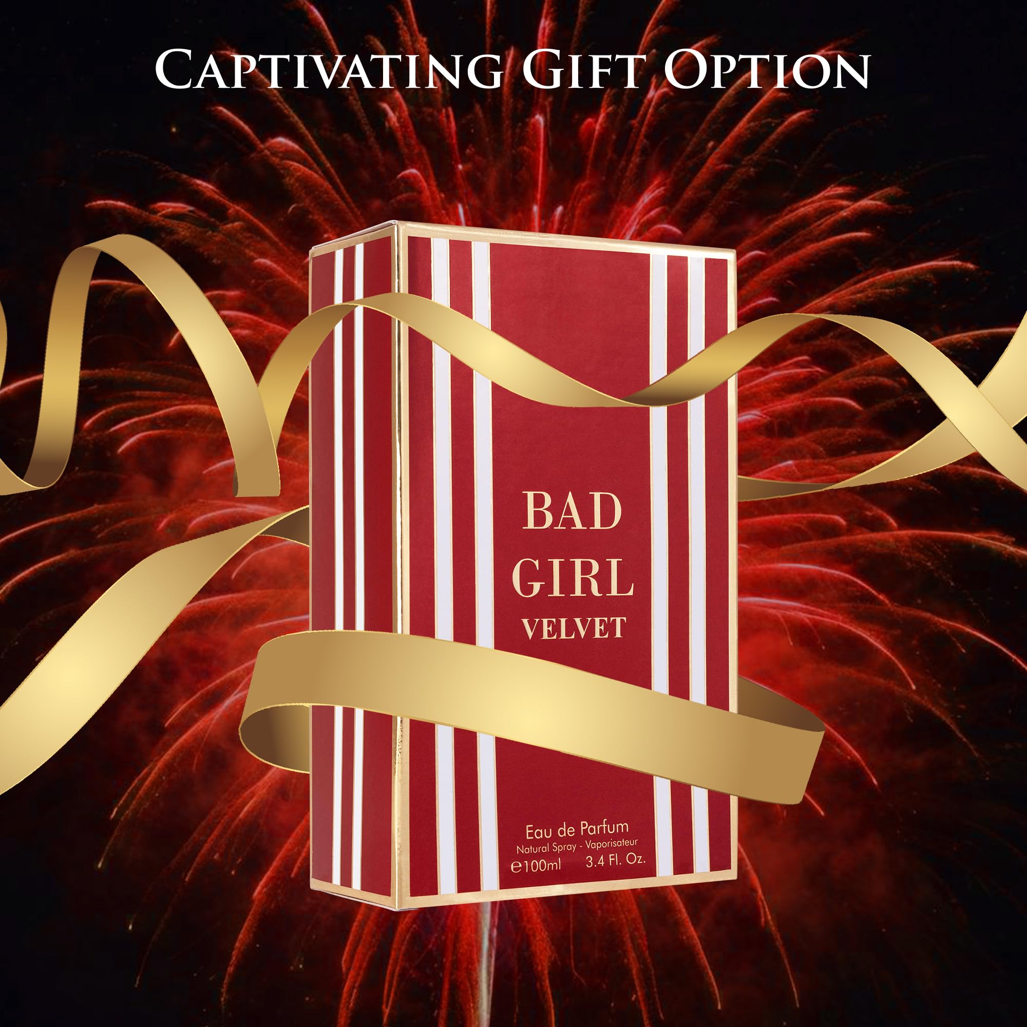 URBAN COLLECTION Bad Girl Velvet gift box signals premium gift.