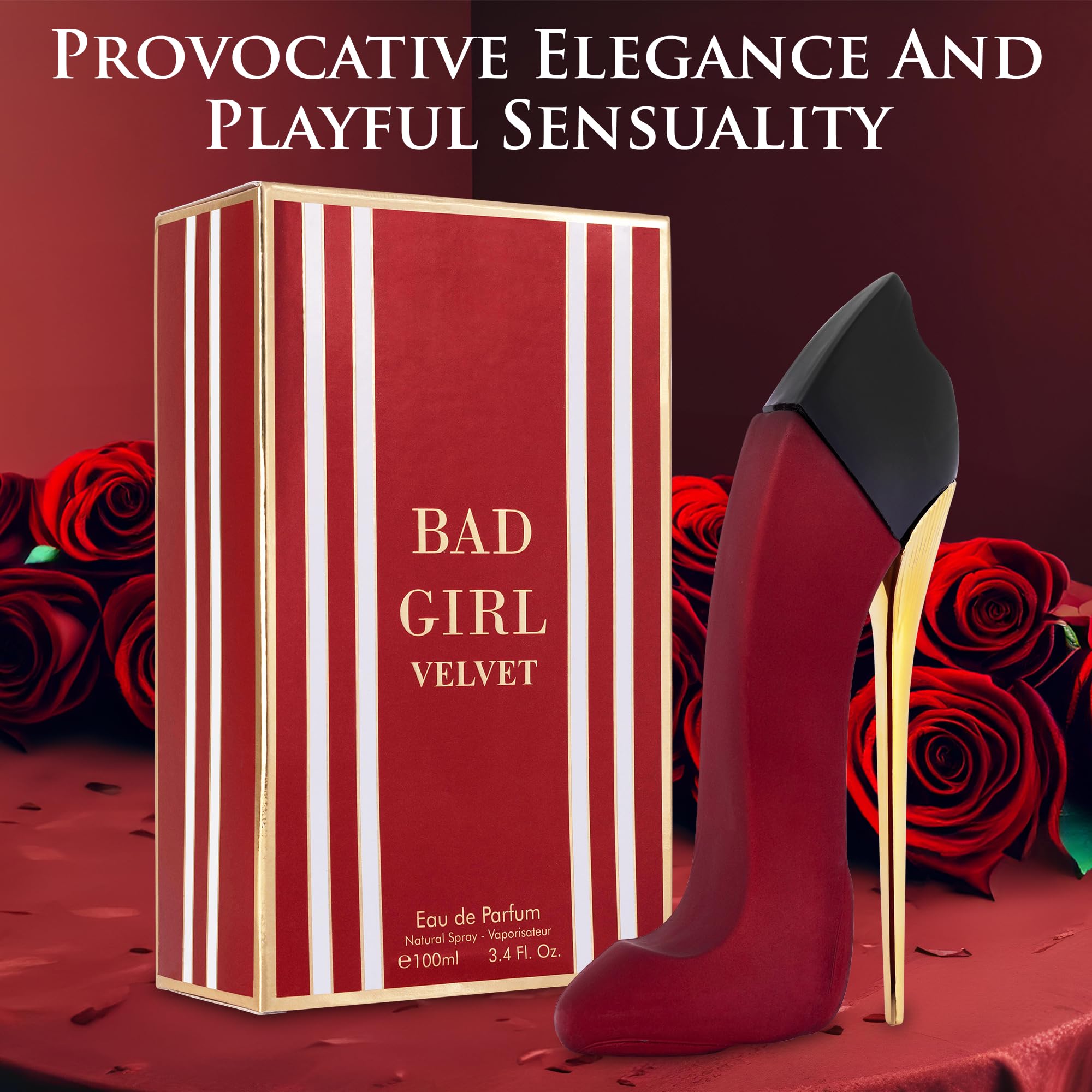 URBAN COLLECTION Bad Girl Velvet packaging, ready for gifting.