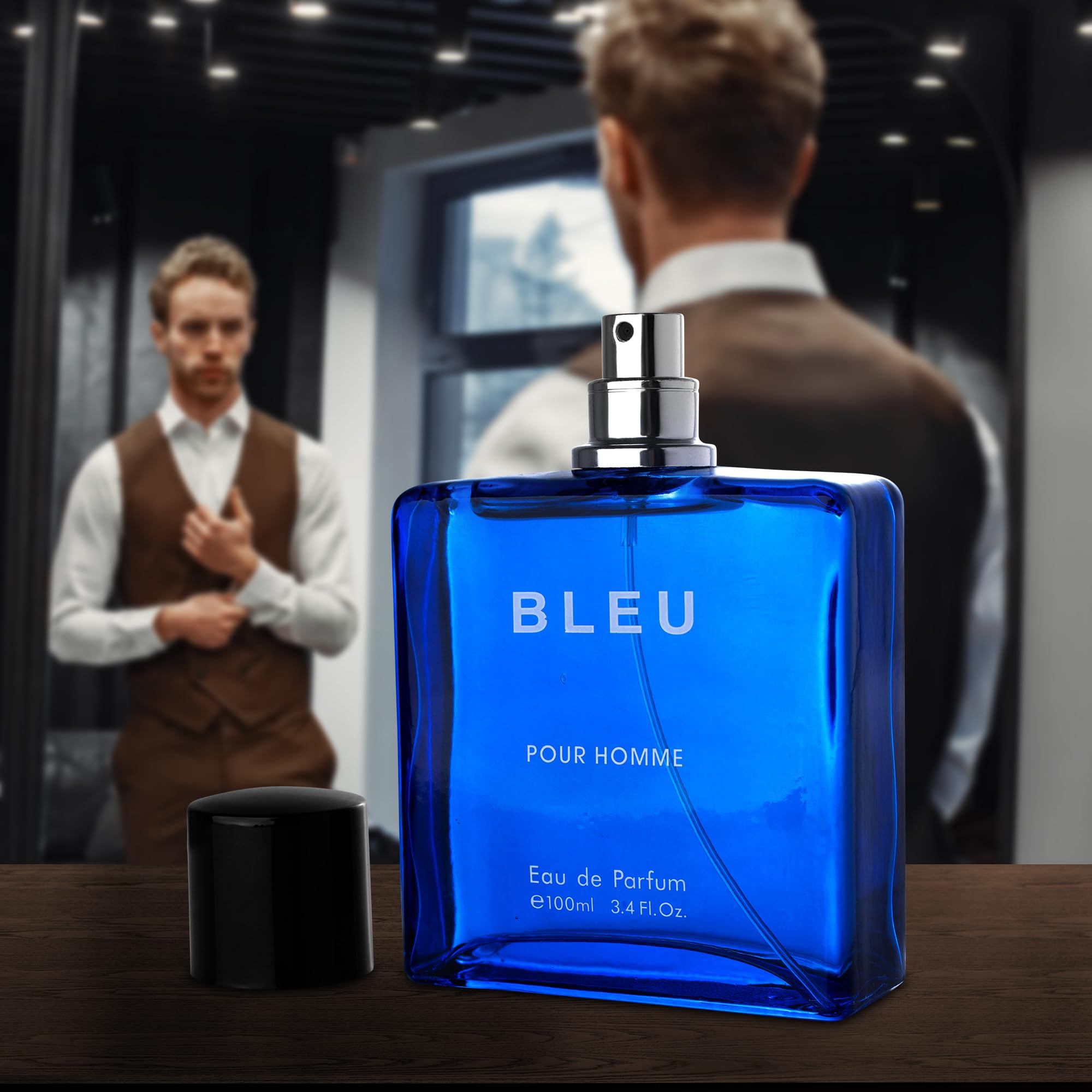 Urban Collection Bleu for Men evening out elevates mood with subtle sophistication.