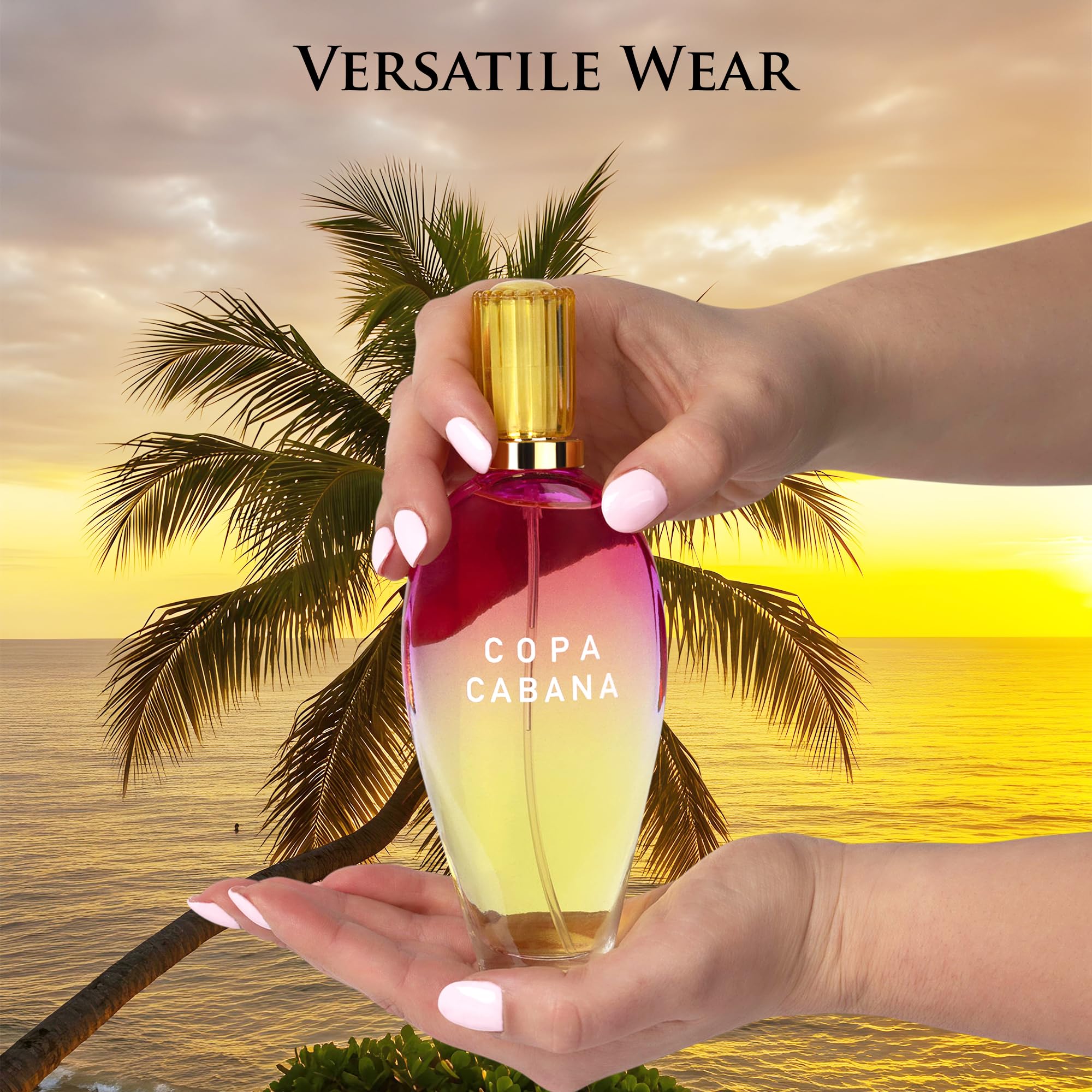 100ml Copa Cabana bottle, showcasing generous fragrance size.