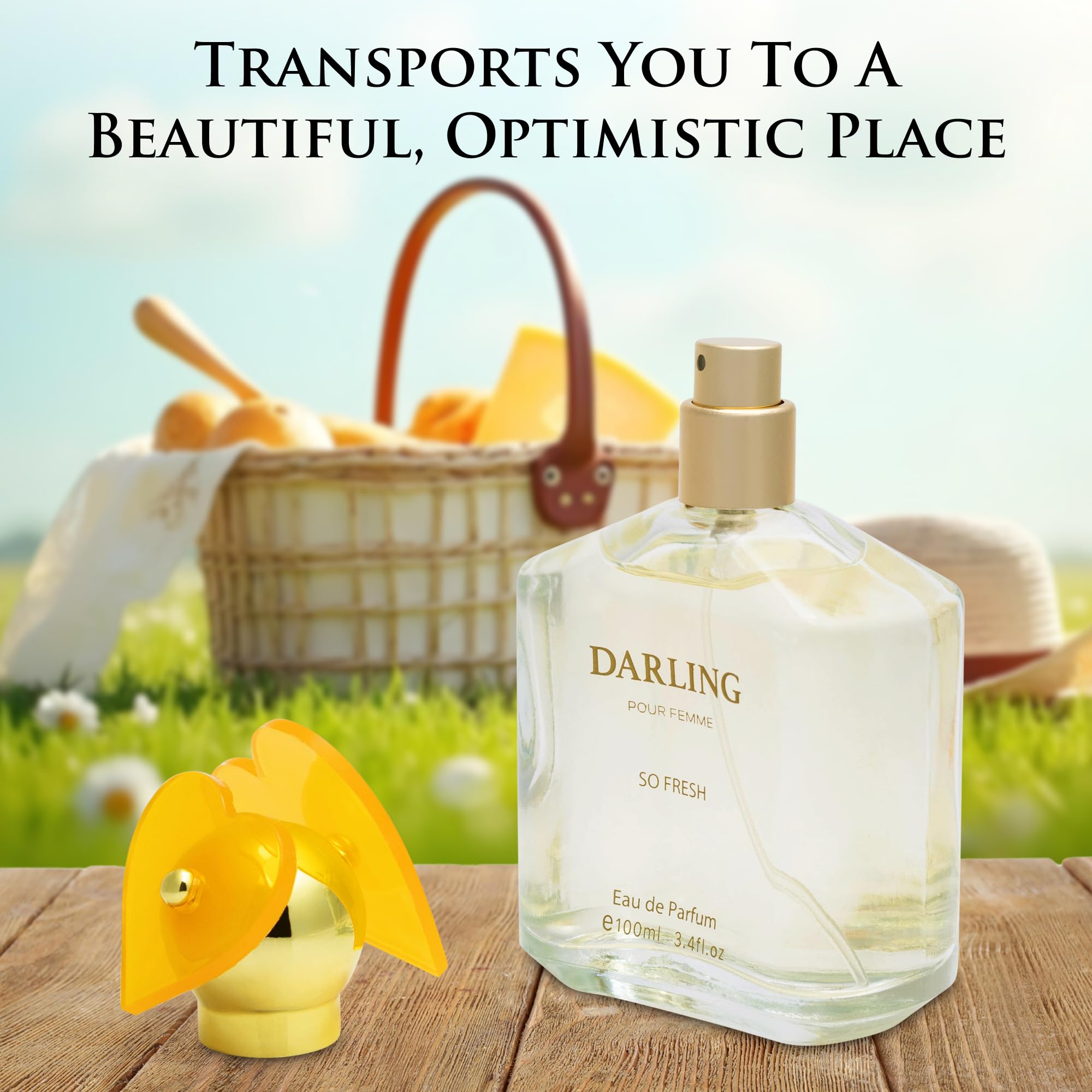 Urban Collection Darling 100ml bottle—sleek bottle for a refined vanity display.