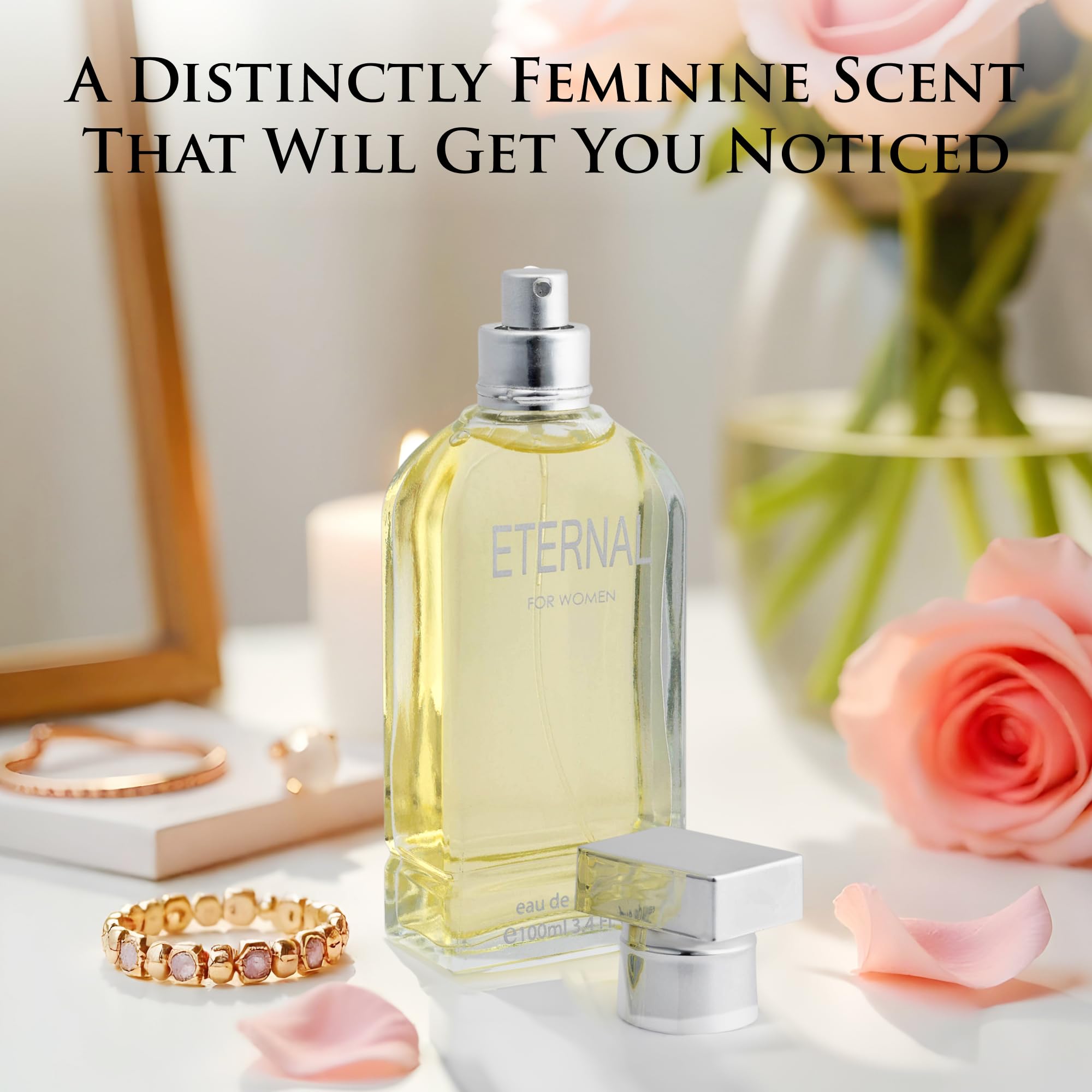 Urban Collection Eternal for Women spray application demonstrates quick use