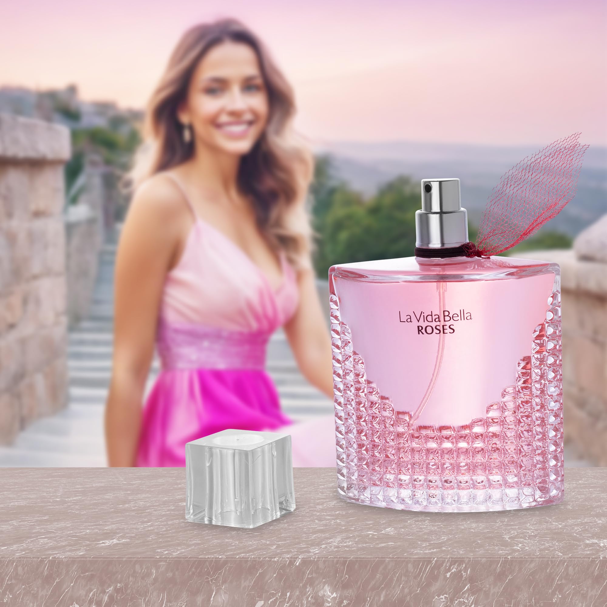 URBAN COLLECTION La Vida Bella Roses in-use shot – confidence and allure