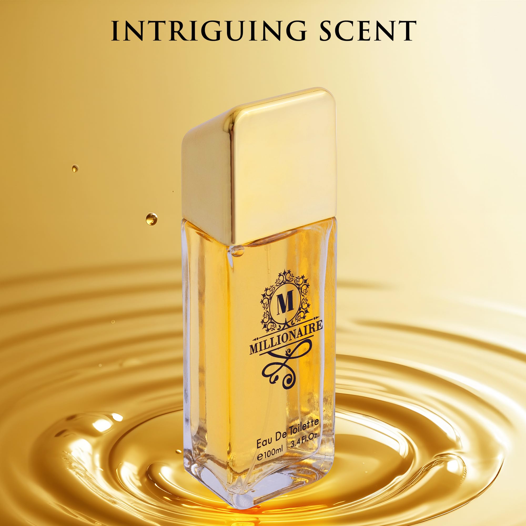Urban Collection Millionaire amber-based base notes shown for lasting warmth