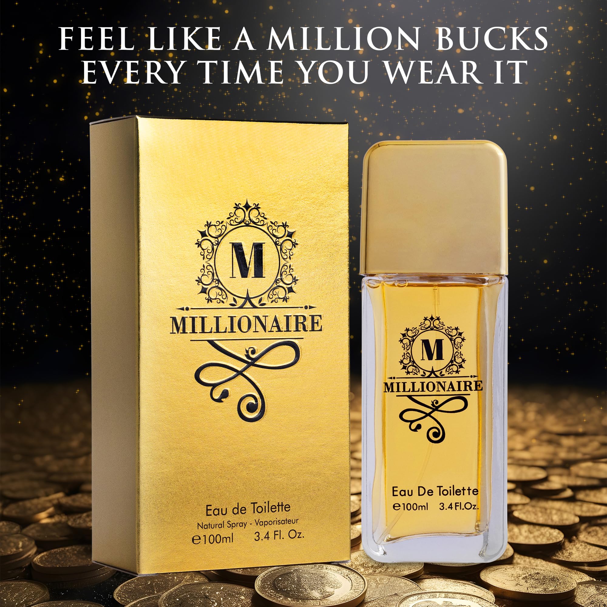 Urban Collection Millionaire leather note accenting the masculine fragrance
