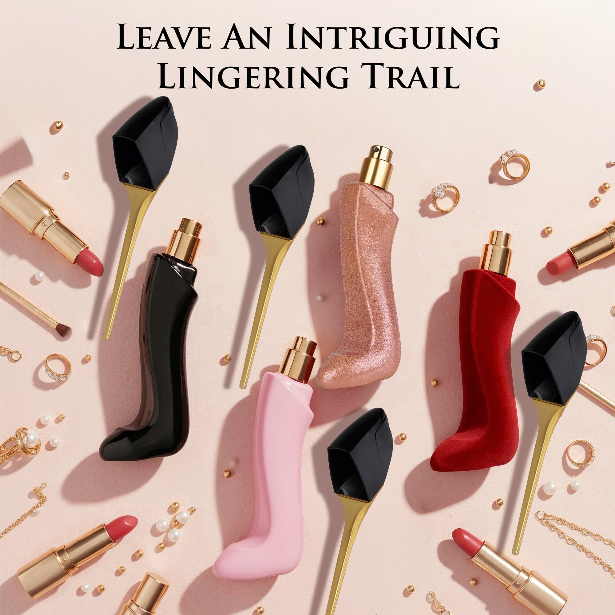 URBAN COLLECTION Nice Girl Blush bottle close-up, romantic scent for date nights.