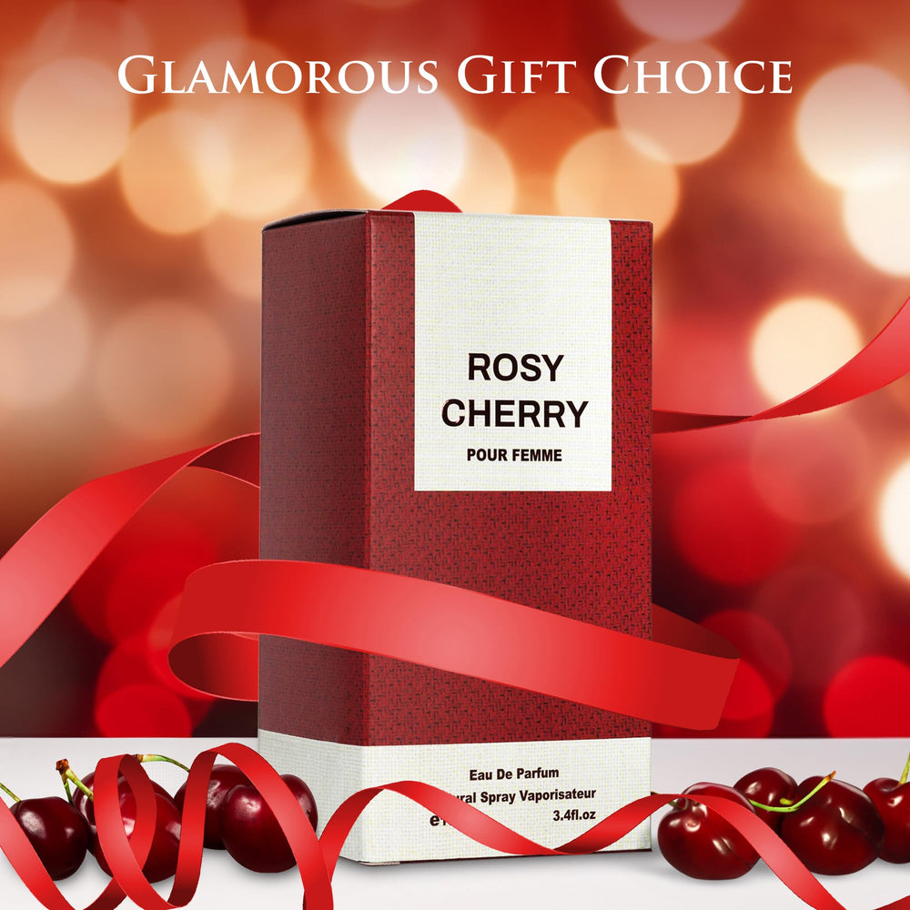 Urban Collection Rosy Cherry 100ml bottle, travel-friendly fragrance on the go.