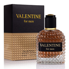 URBAN COLLECTION Valentine for Men bottle front, elegant design for daily sophistication.