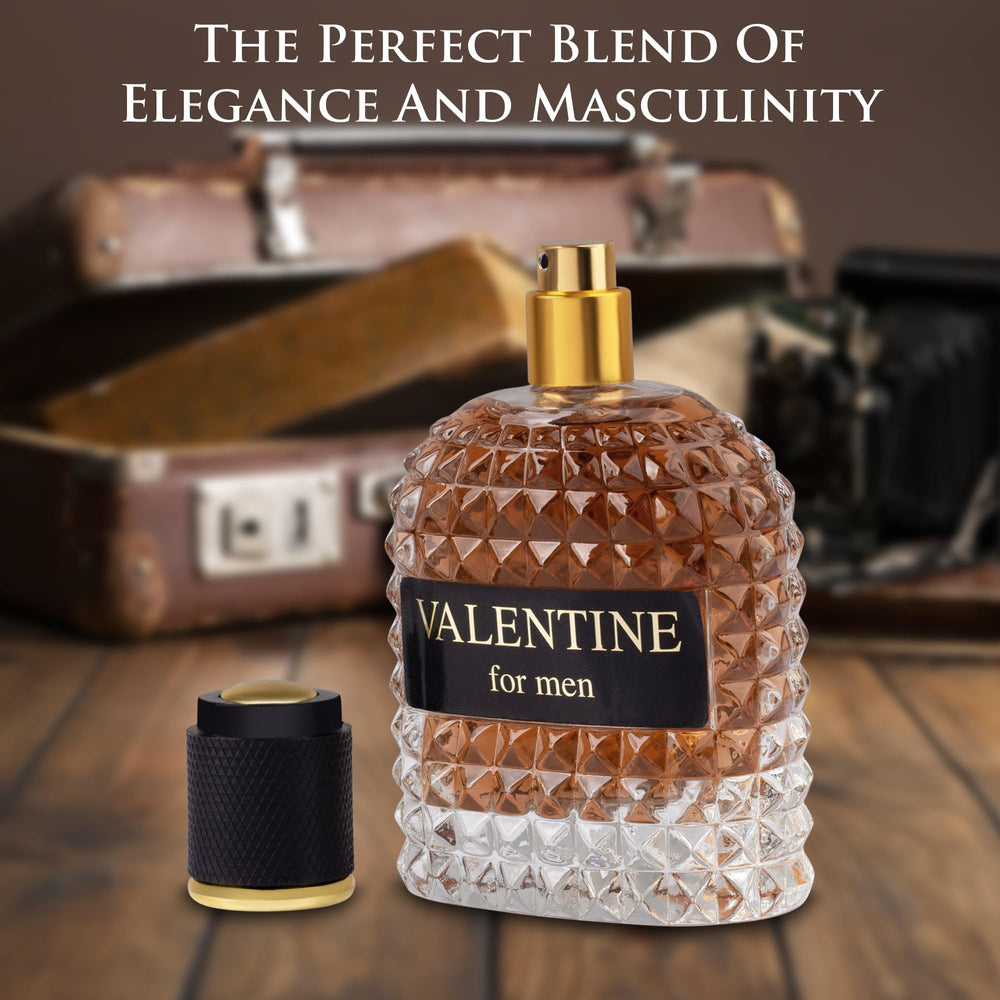 URBAN COLLECTION Valentine for Men gift-ready packaging on desk signals readiness.