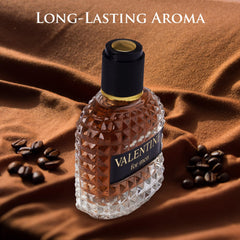 URBAN COLLECTION Valentine for Men spray application shows easy daily use.