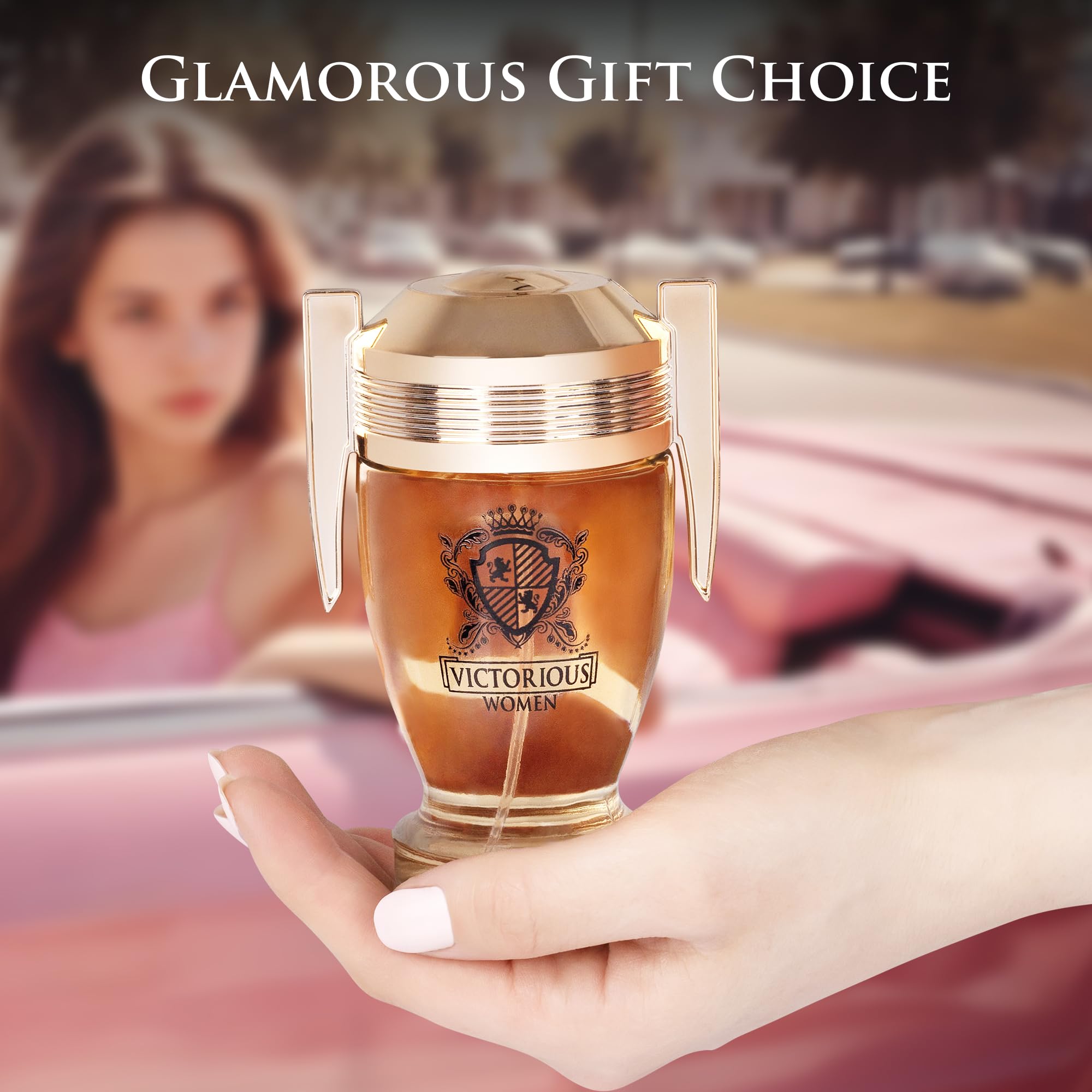 Urban Collection Victorious top notes image highlights orchid heliotrope and tangerine for a vibrant opening.