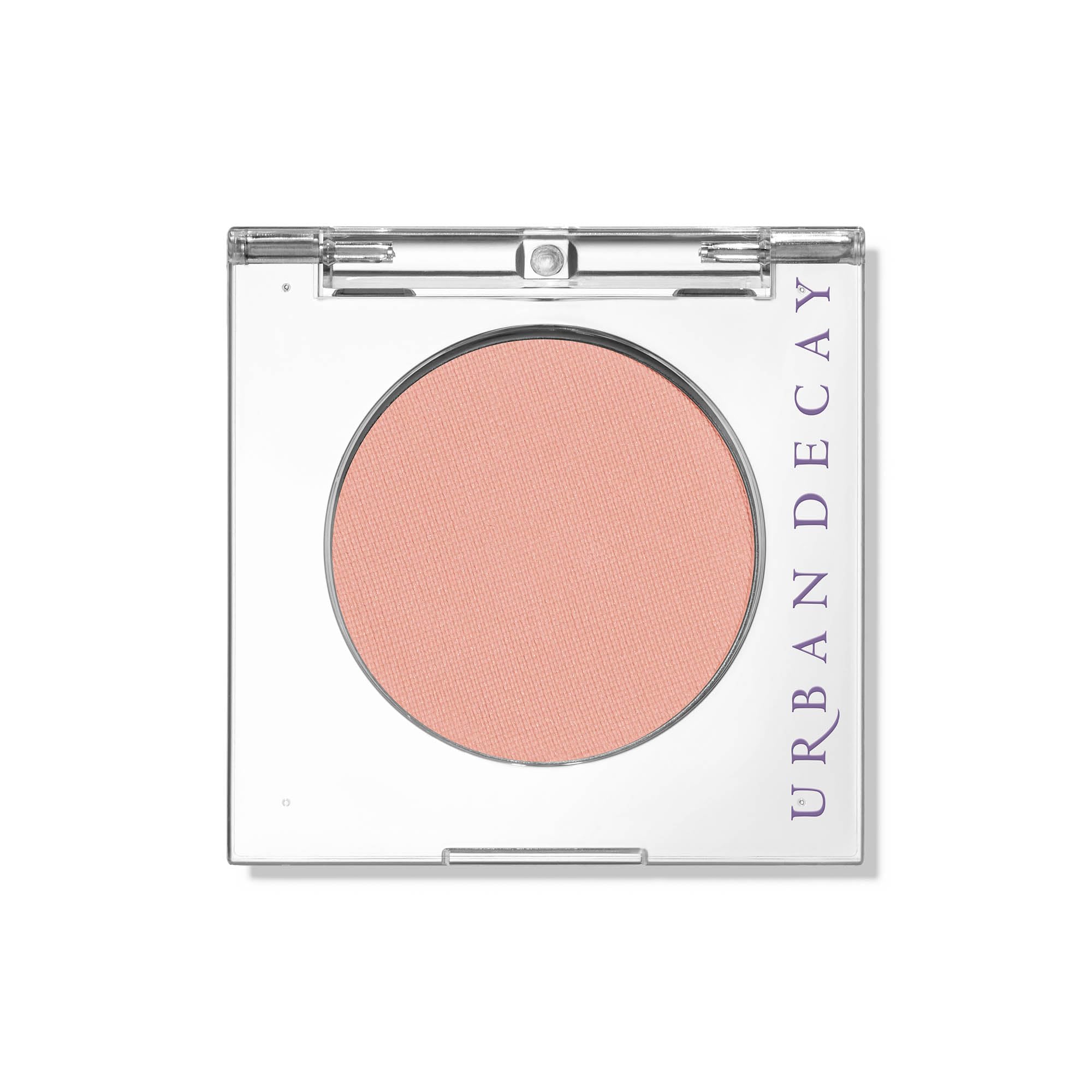 Urban Decay 24/7 Eyeshadow Single Introvert peach matte swatch shows vibrant, crease-free color.