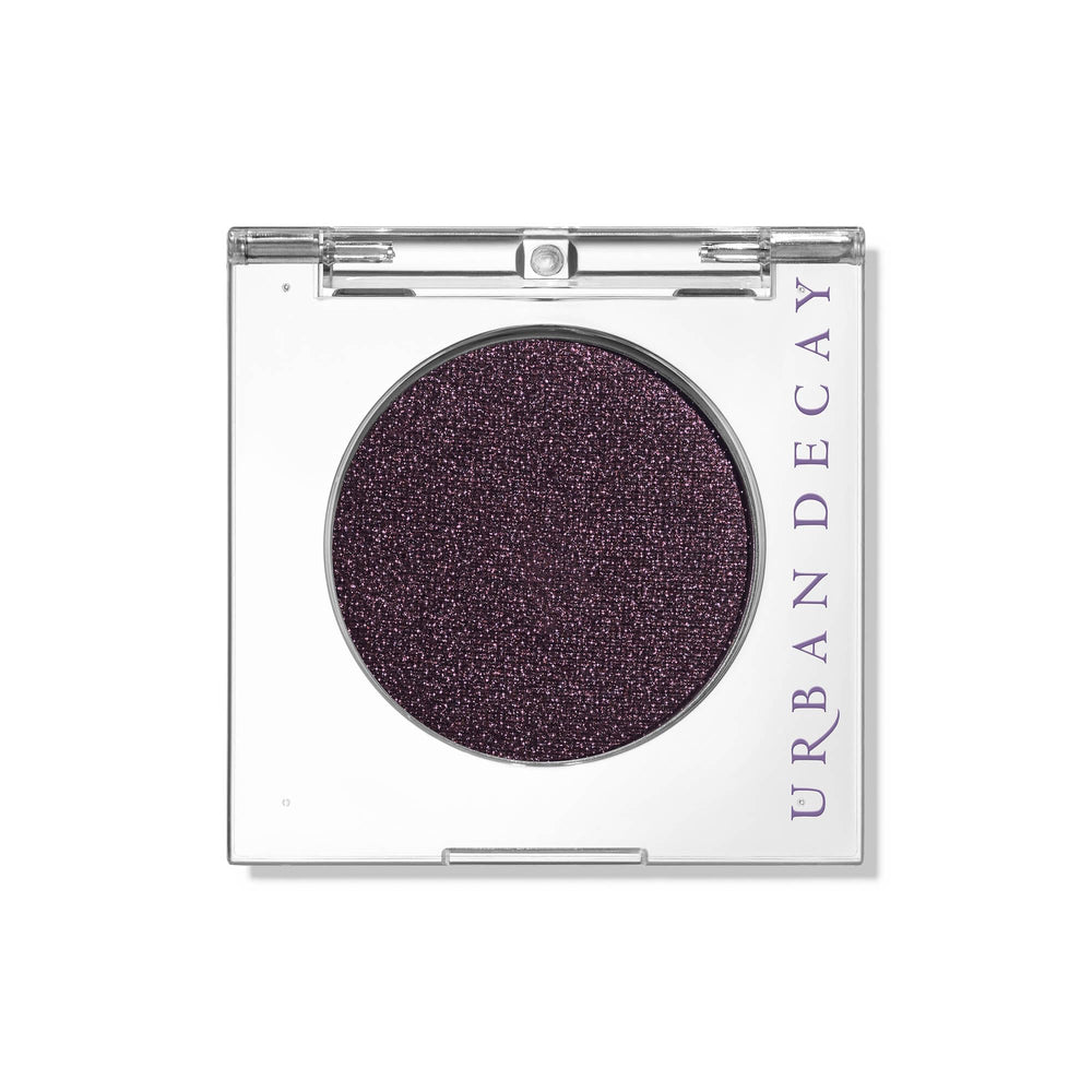 Urban Decay 24/7 Eyeshadow Ride deep brown shimmer with purple shift on the lid for drama