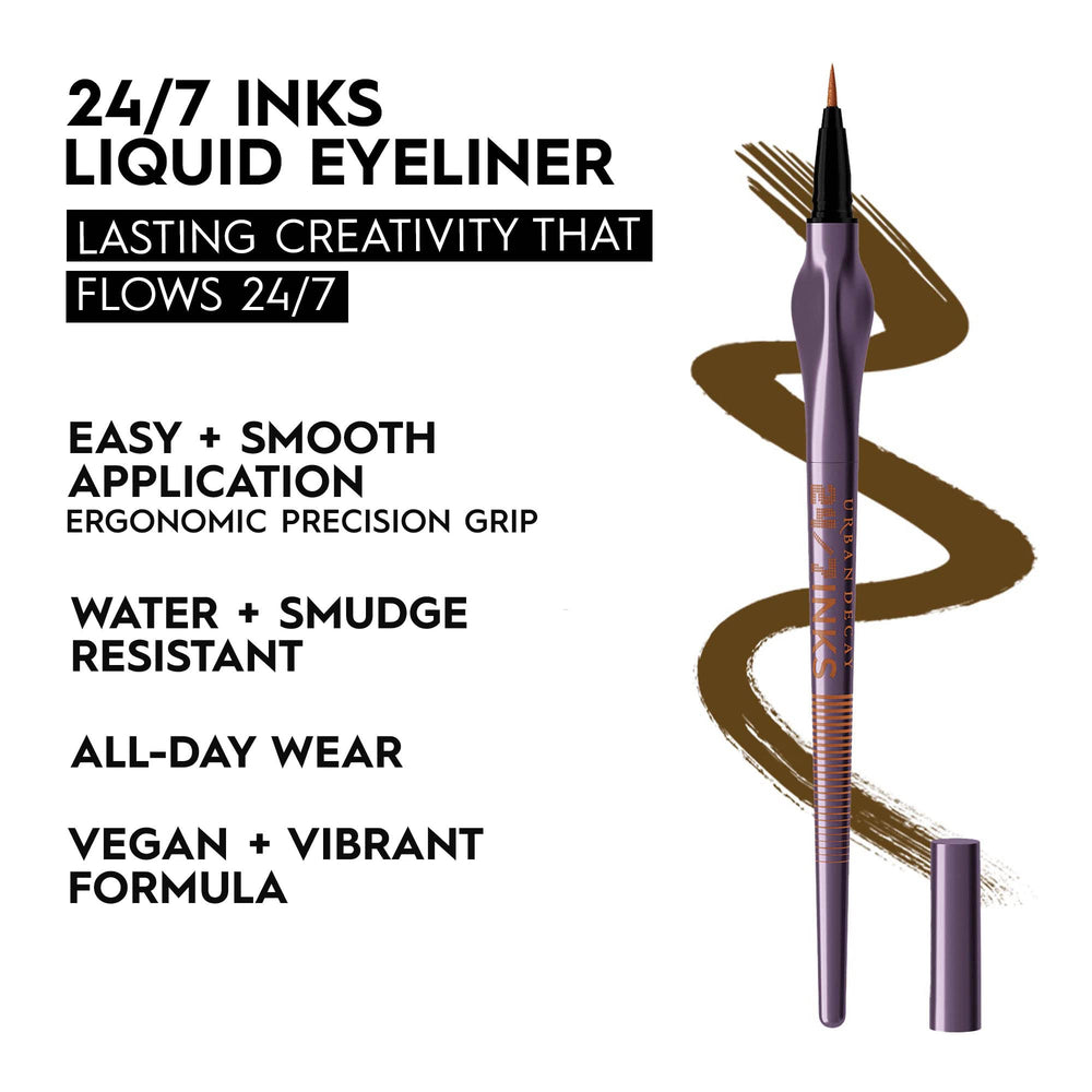 Urban Decay 24/7 Inks flow-through design ensures smooth color delivery
