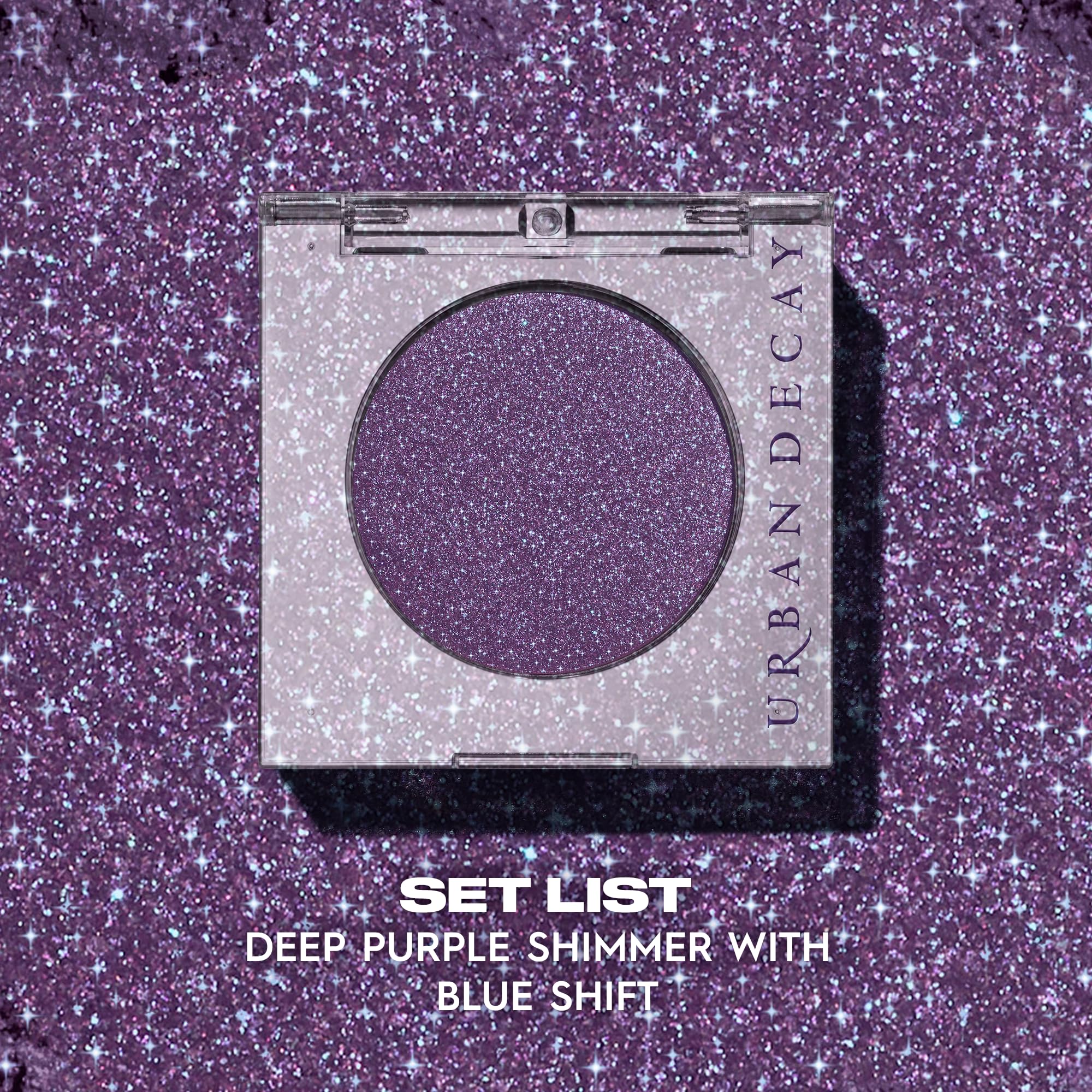 Urban Decay 24/7 Eyeshadow applied with finger for maximum payoff and seamless blend.